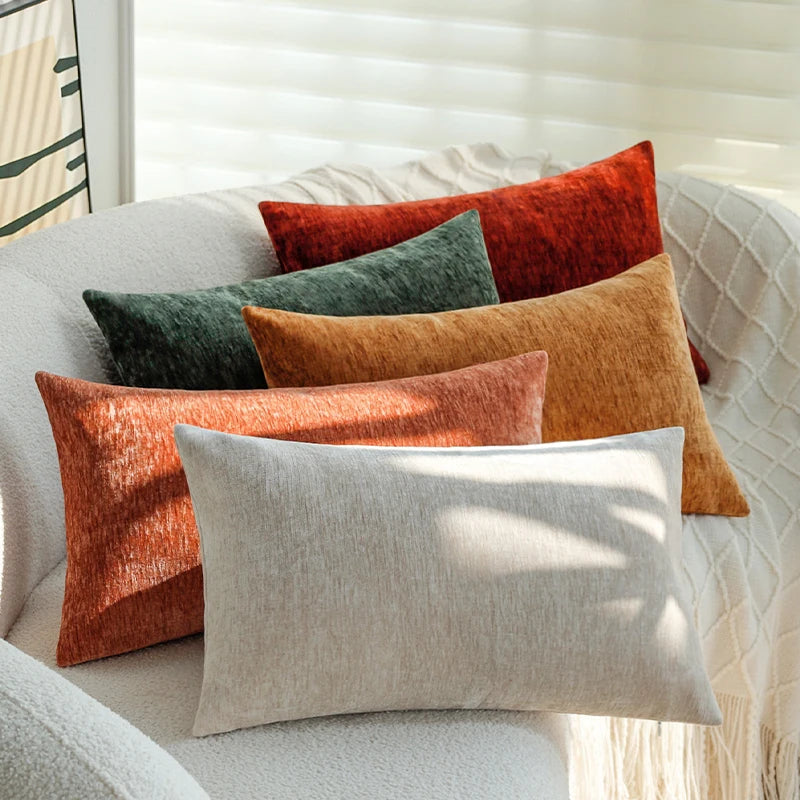 Luxurious Cushion Cover Made from Soft Chenille for Your Home