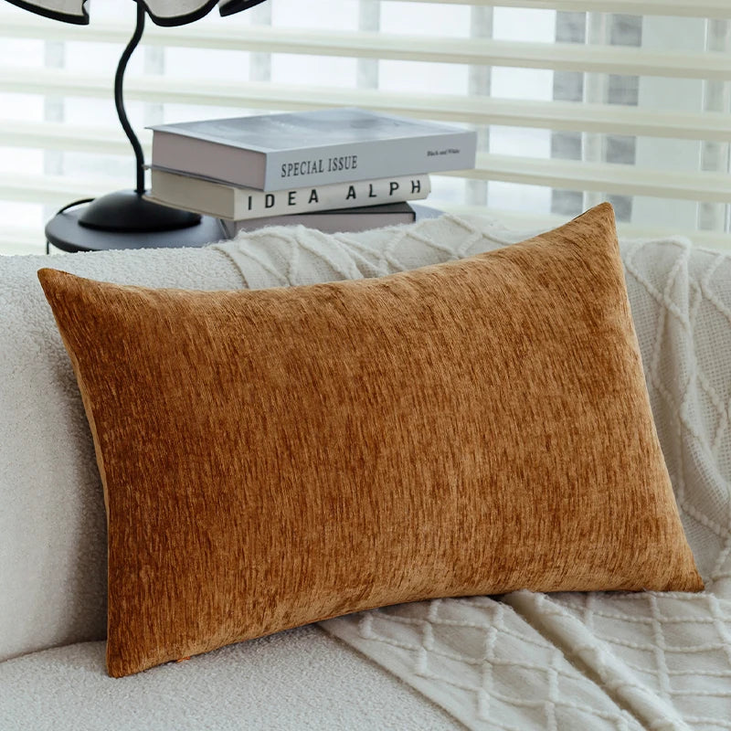 Luxurious Cushion Cover Made from Soft Chenille for Your Home