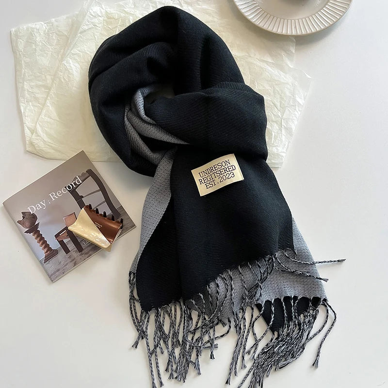 Elegant Cashmere Scarf for Men and Women