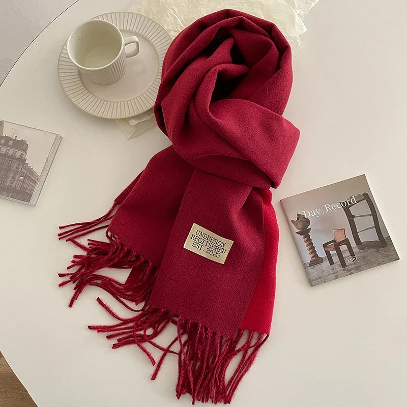 Elegant Cashmere Scarf for Men and Women