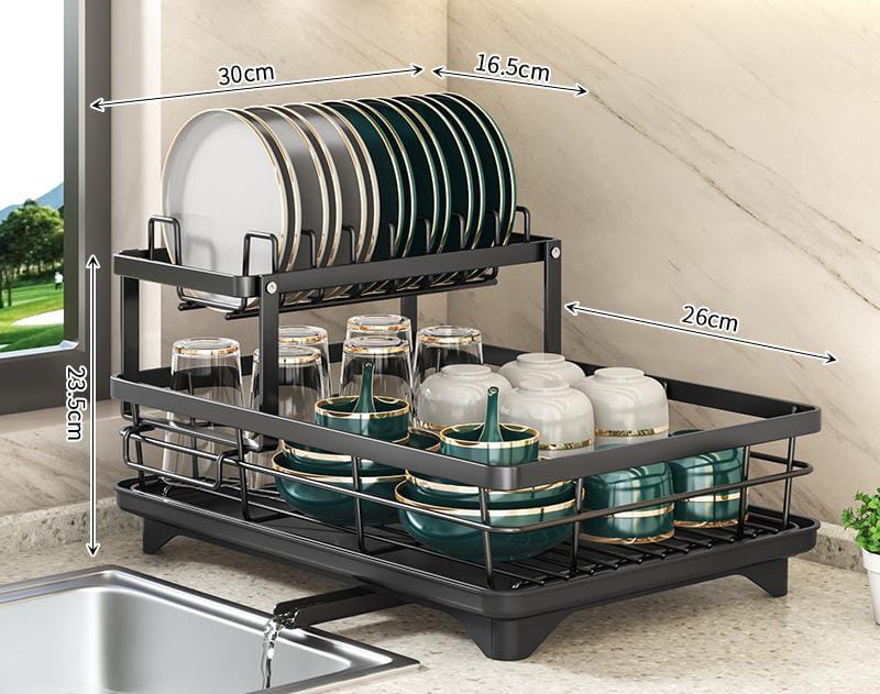Flexibles Geschirrabtropfgestell – Platzsparende Lösung für jede Küche