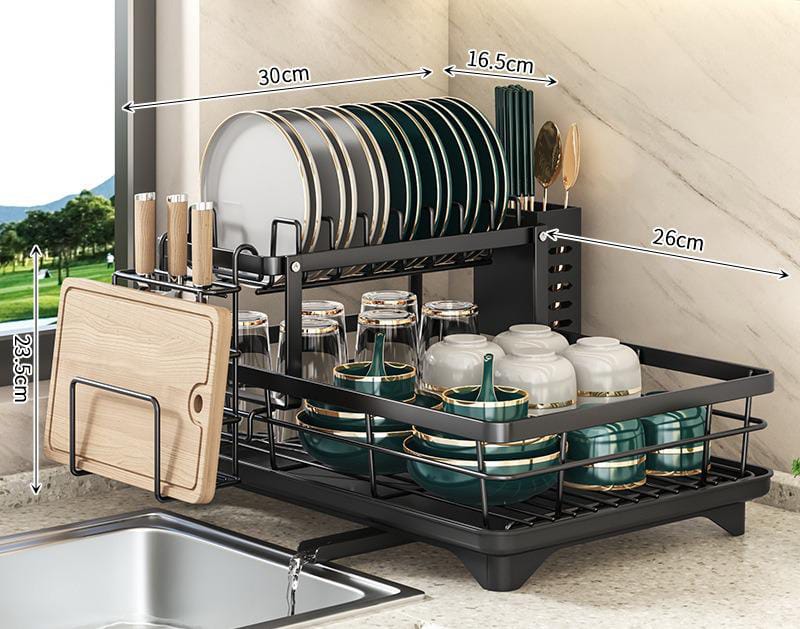 Flexibles Geschirrabtropfgestell – Platzsparende Lösung für jede Küche
