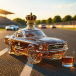 Whiskey Dekanter im Sportwagen-Design | Elegante Glasform