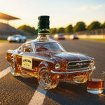 Whiskey Dekanter im Sportwagen-Design | Elegante Glasform