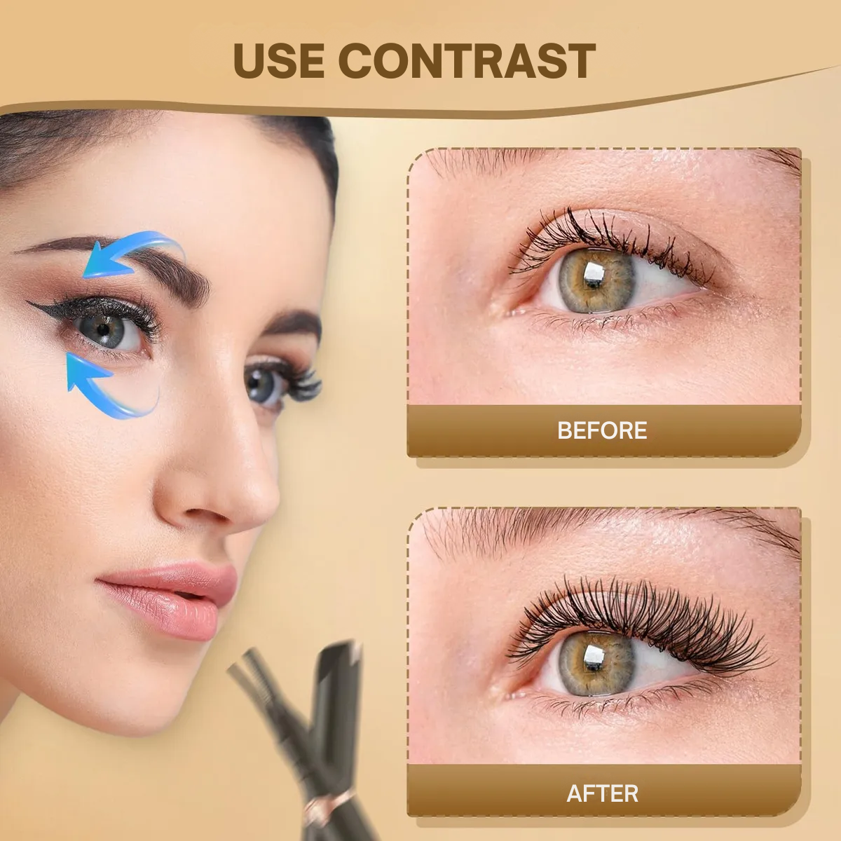 Elektrischer Wimpernformer | 3 Temperaturstufen für perfekte Wimpern