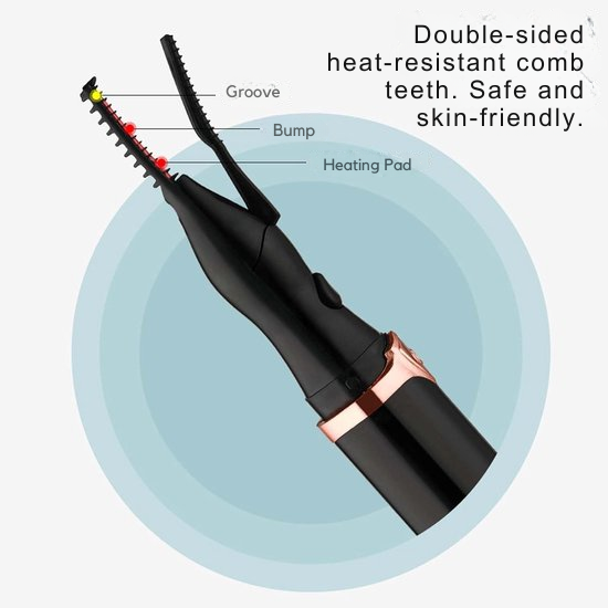 Elektrischer Wimpernformer | 3 Temperaturstufen für perfekte Wimpern