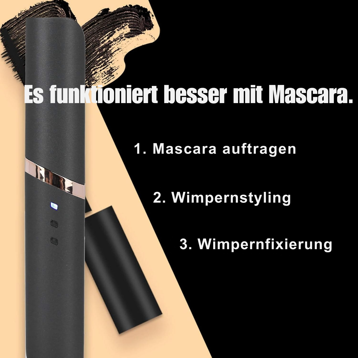 Wimpernformer | Schnelle Welle | Sanft & Sicher | USB Aufladbar | CurlMaster