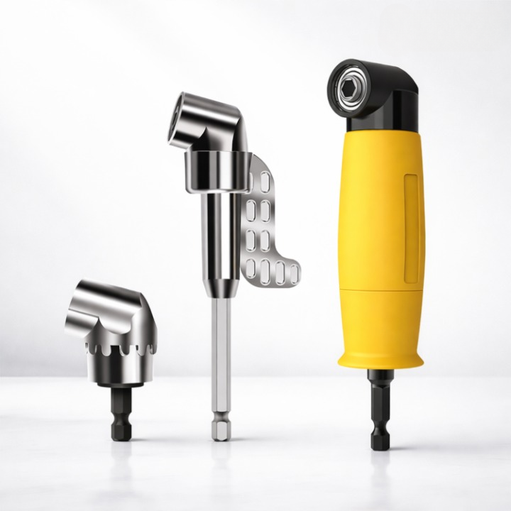 Winkelbohrer Adapter | Ideal für enge Stellen | Magnetischer Bits Halter
