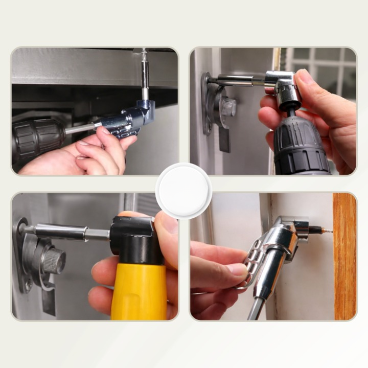 Winkelbohrer Adapter | Ideal für enge Stellen | Magnetischer Bits Halter
