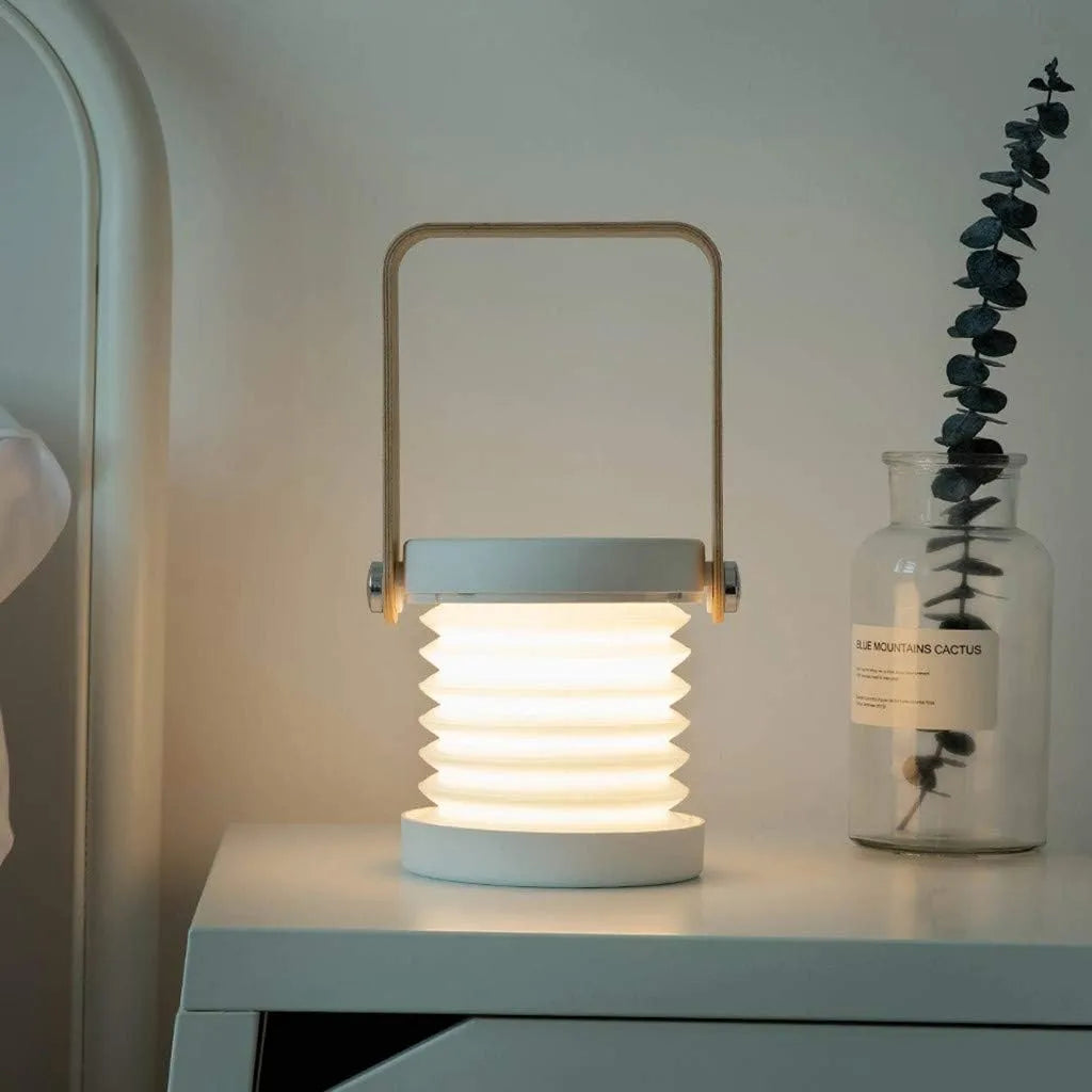 Tragbare LED Laterne mit Touch-Steuerung und USB-Ladefunktion