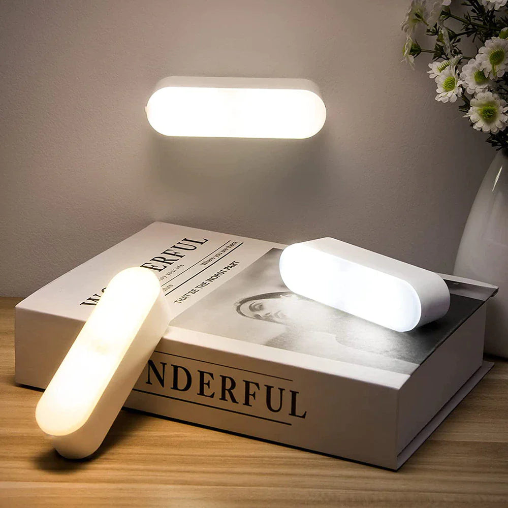 Kabellose Bewegungsmelder-Wandleuchte - Wiederaufladbare LED-Lampe für Sicherheit