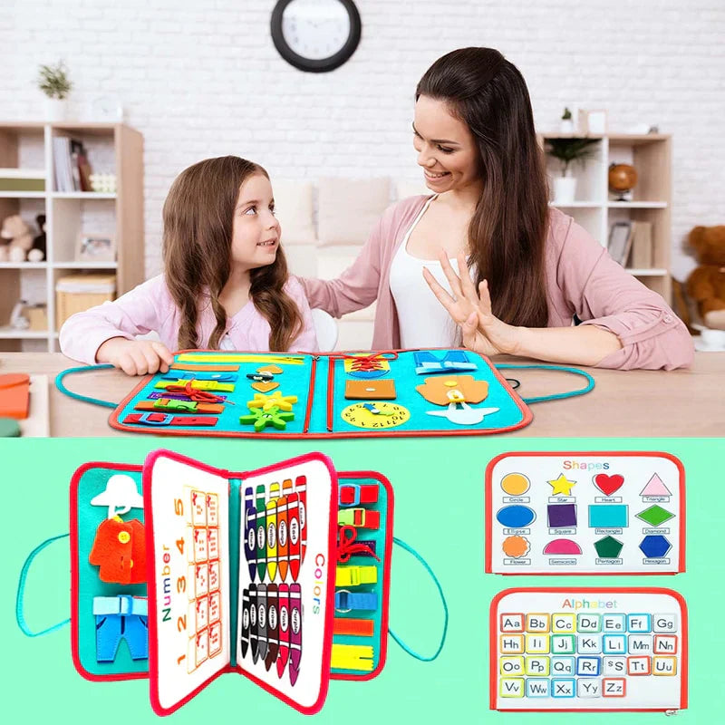 Learning Fun for Kids – Montessori Sensory Play Board
