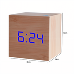 Stylish Wooden LED Wall Clock for Modern Living