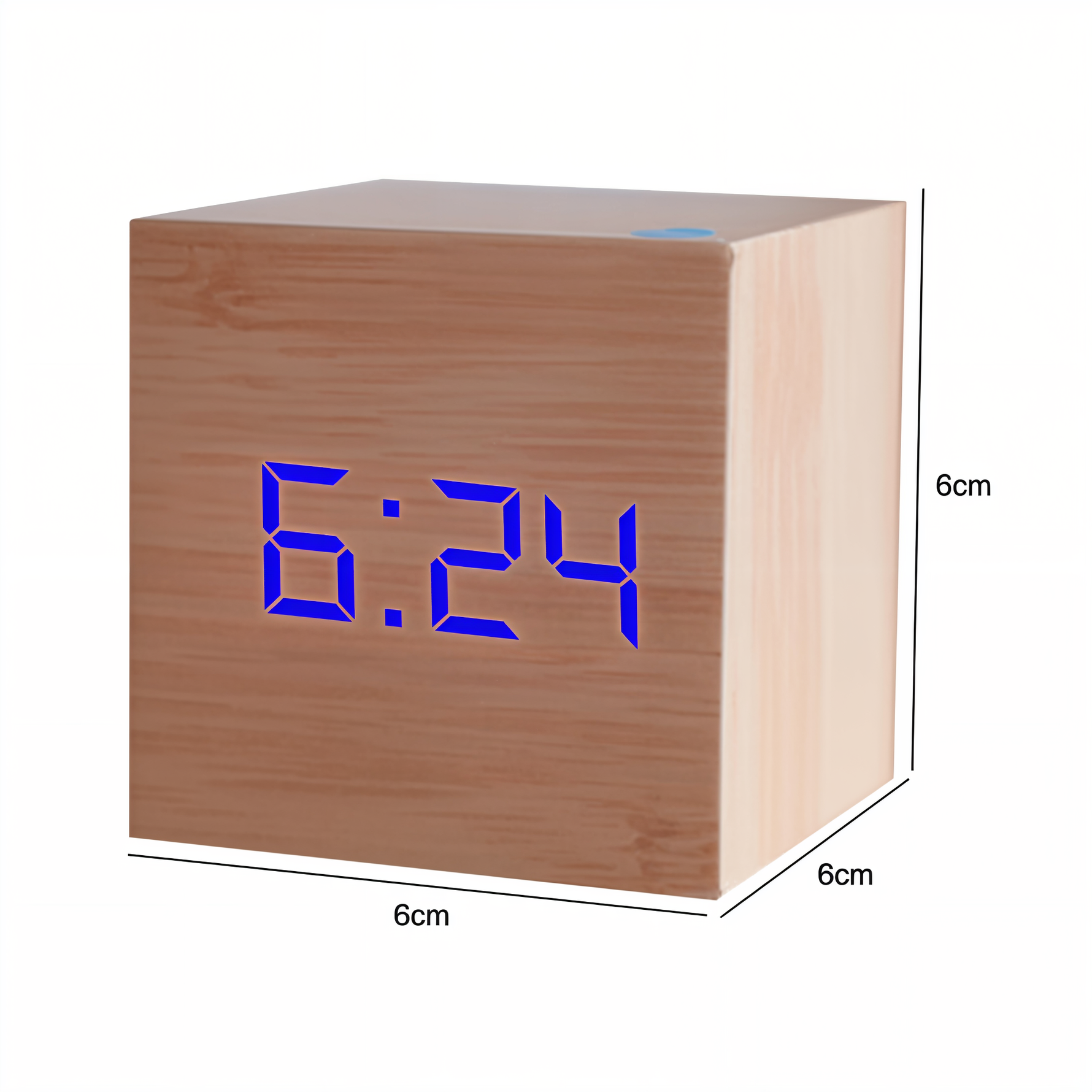 Stylish Wooden LED Wall Clock for Modern Living