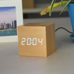 Stylish Wooden LED Wall Clock for Modern Living