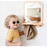 Wooden Acrylic Mirror - Unfolding Self-Awareness and Sensory Perception