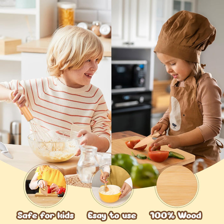 Wooden Baking Set for Kids | A Culinary Journey of Discovery