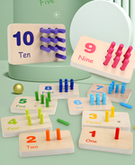 Wooden Counting Board Set - Playful and Practical Learning