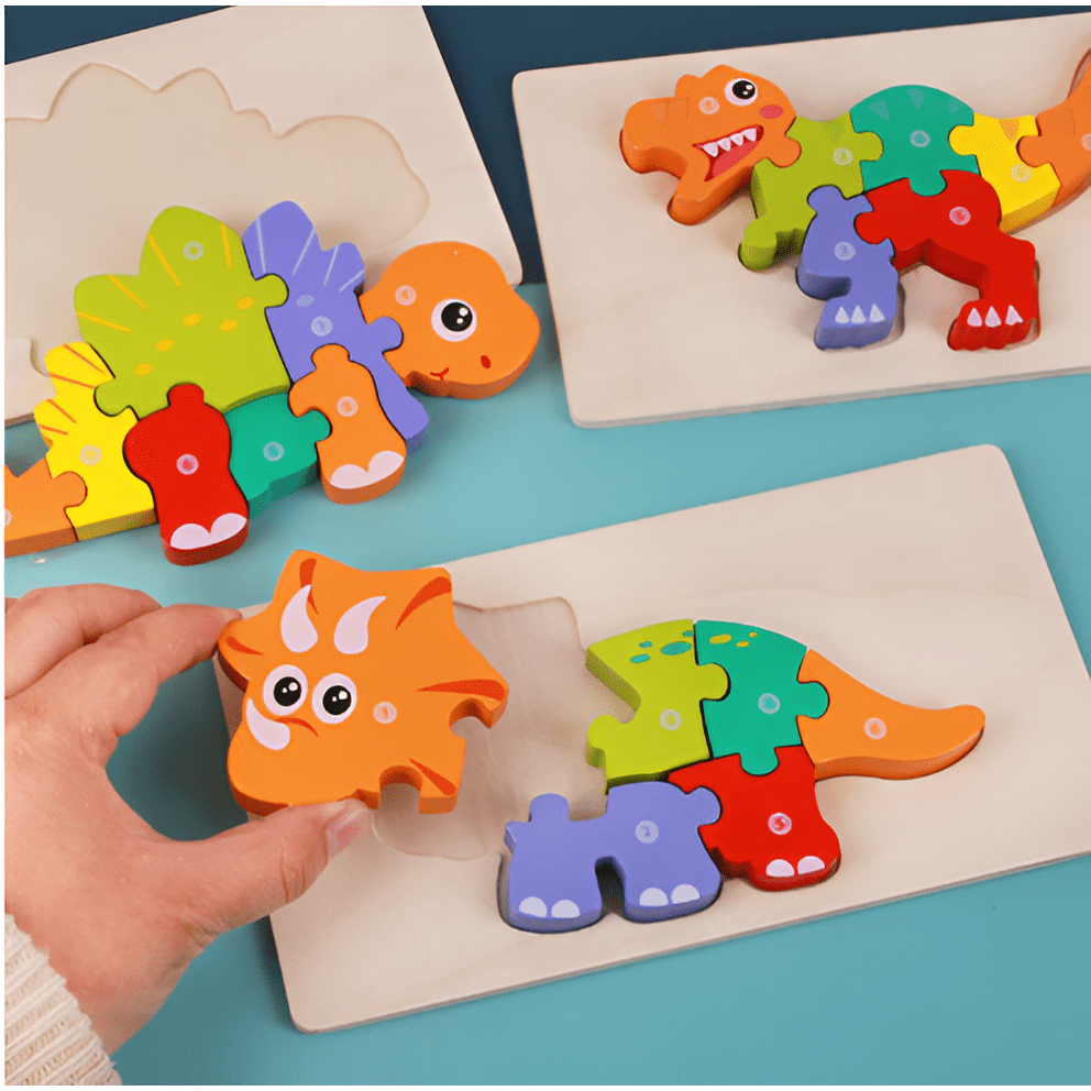 Wooden Dinosaur Puzzle - Choose Your Dinosaur Adventure