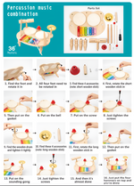 Wooden Drum Set - Musical Play and Creativity