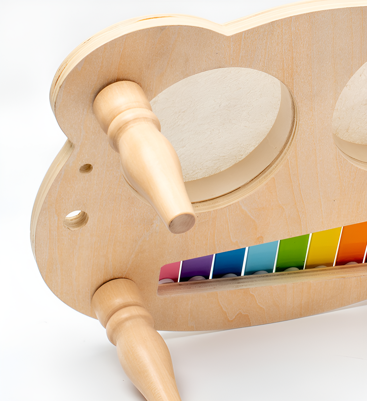 Wooden Drum Set - Musical Play and Creativity