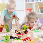 Spielset mit Werkzeugkasten für kreativen Bastelspaß