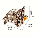WoodCraft - DIY 3D Puzzle Track for Learners