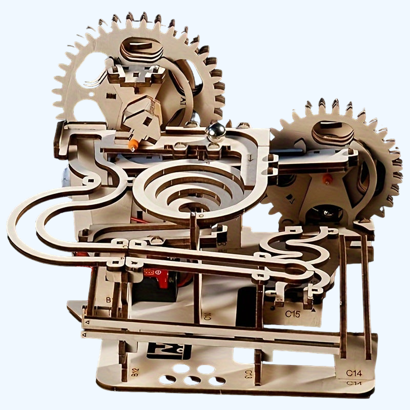 WoodCraft - DIY 3D Puzzle Track for Learners