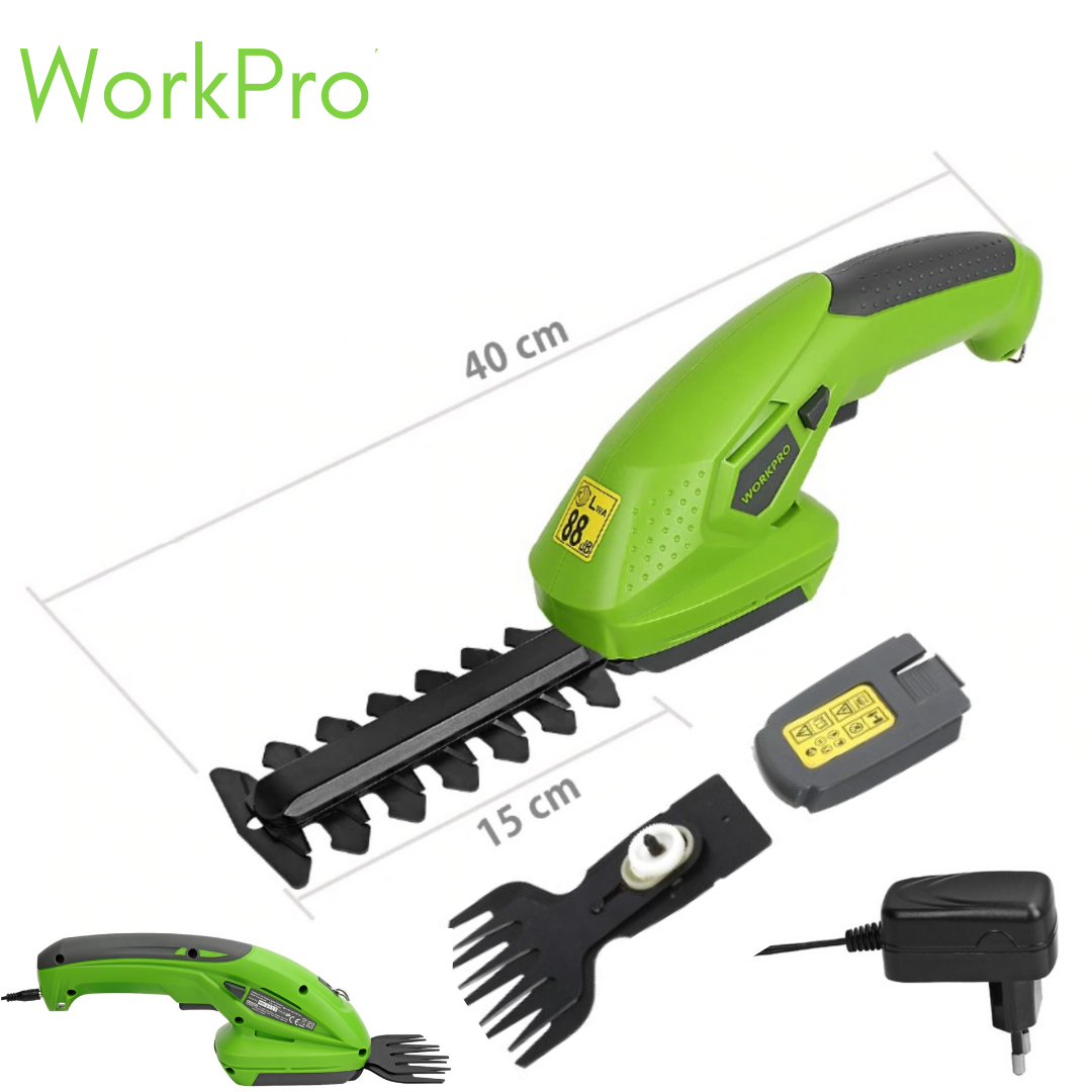 WorkPro Cordless Hedge Trimmer | Efficient and Fast Cutting!