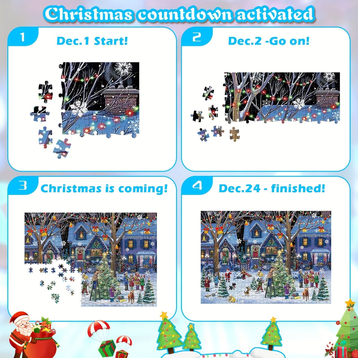 Christmas Joy - 1008-piece Jigsaw Puzzle for Adults
