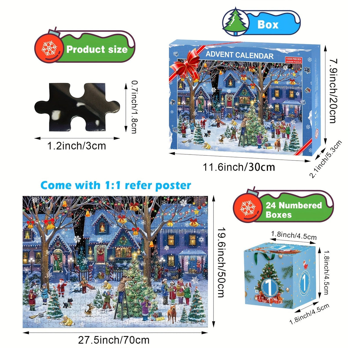 Christmas Joy - 1008-piece Jigsaw Puzzle for Adults