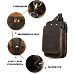 Elegante Herren Hüfttasche aus hochwertigem Leder