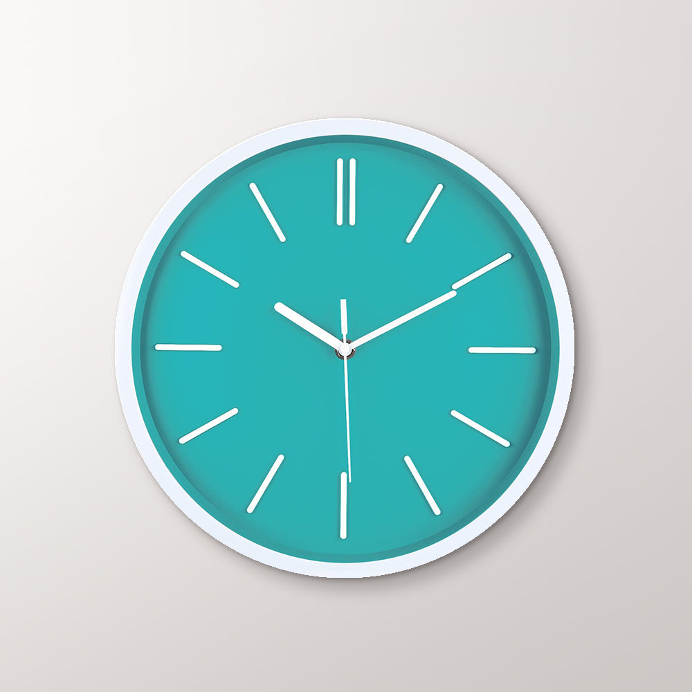 Stilvolle 3D Wanduhr mit eleganten Stundenmarkierungen