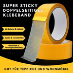Transparente, haftfeste Klebebandrolle