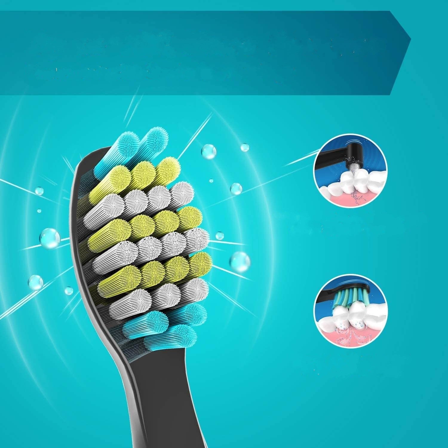 Elektrische Zahnbürste | Sanfte Tiefenreinigung | CleanWave