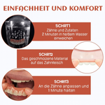 Bequeme Zahnprothese | Sanfte Silikonpolsterung | Rutschfeste Passform