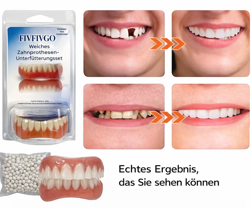 Zahnversorgung | Zahnersatz Anpassungsset | Individuelles Silikon