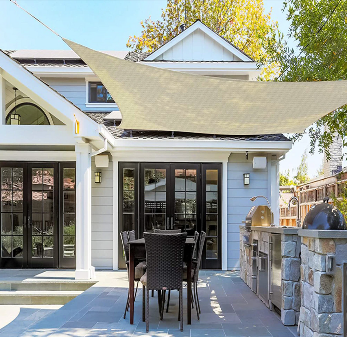 Zarreti Elegant Sun Shade Sail | Water-Repellent & Protective for your Balcony or Terrace!