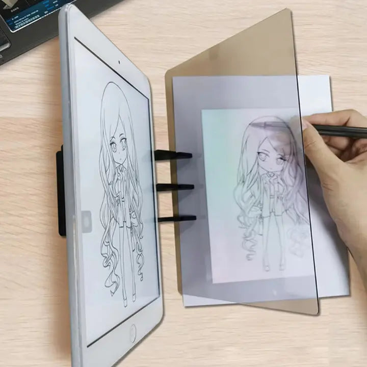Präziser Zeichenspiegel für Smartphones und Tablets