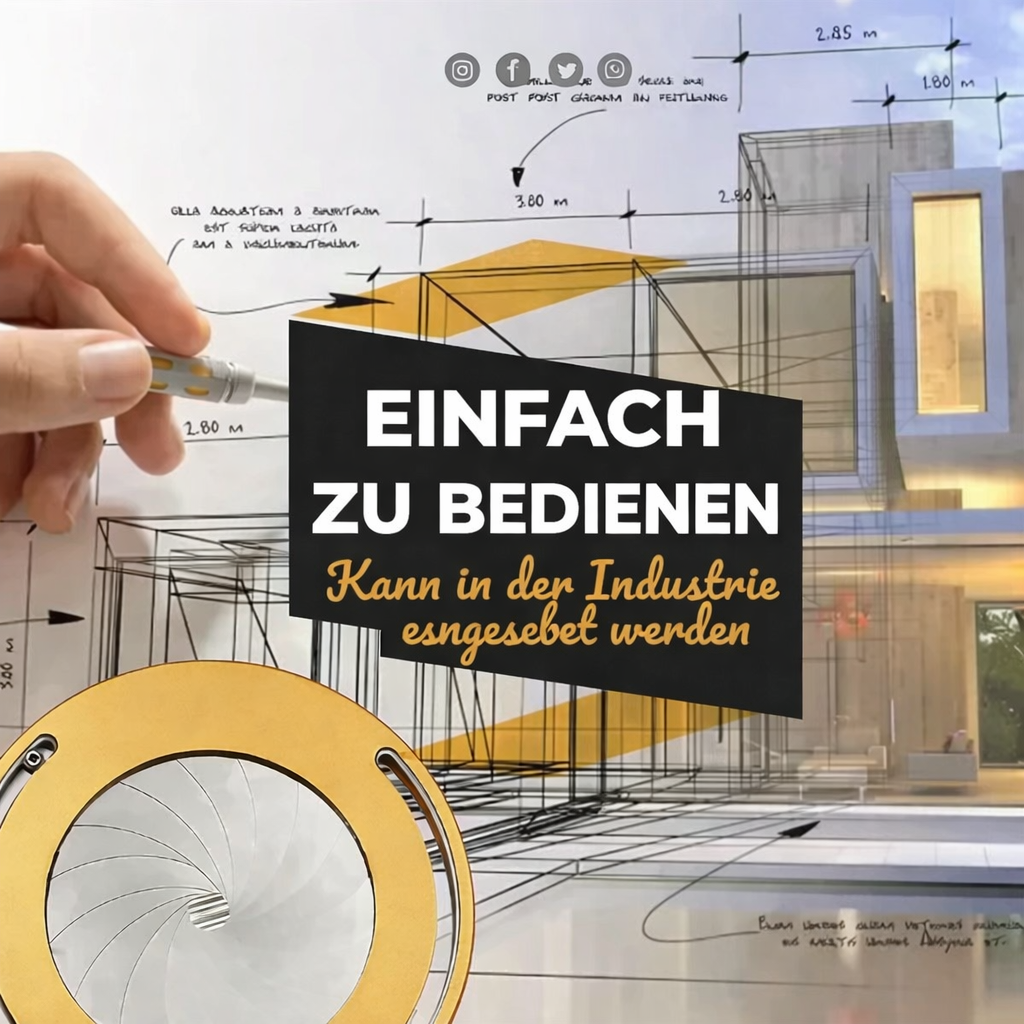 Präziser Zirkel & Kreisschablone | Zeichnen Sie perfekte Kreise bis 12,5 cm