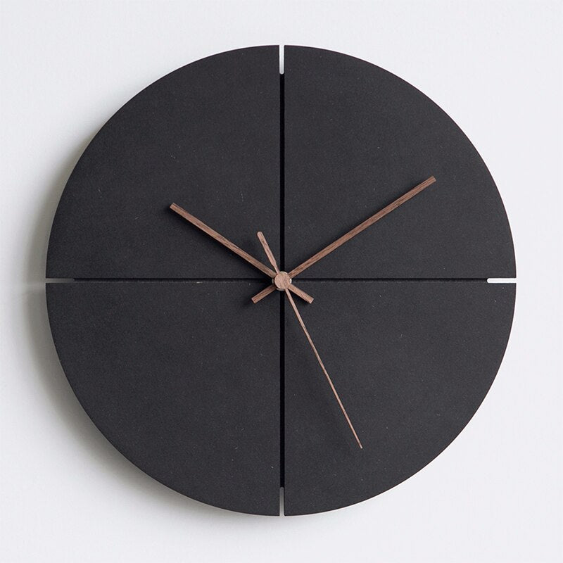 Minimalistische Wanduhr mit leisem Quarzwerk – AuraSphere