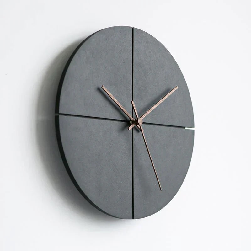 Minimalistische Wanduhr mit leisem Quarzwerk – AuraSphere