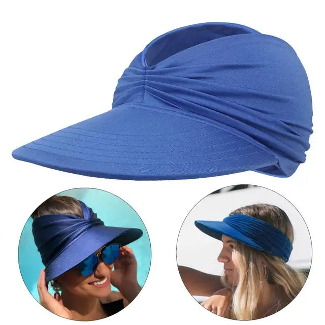 Kompakter Sonnenhut mit UV-Schutz und breiter Krempe