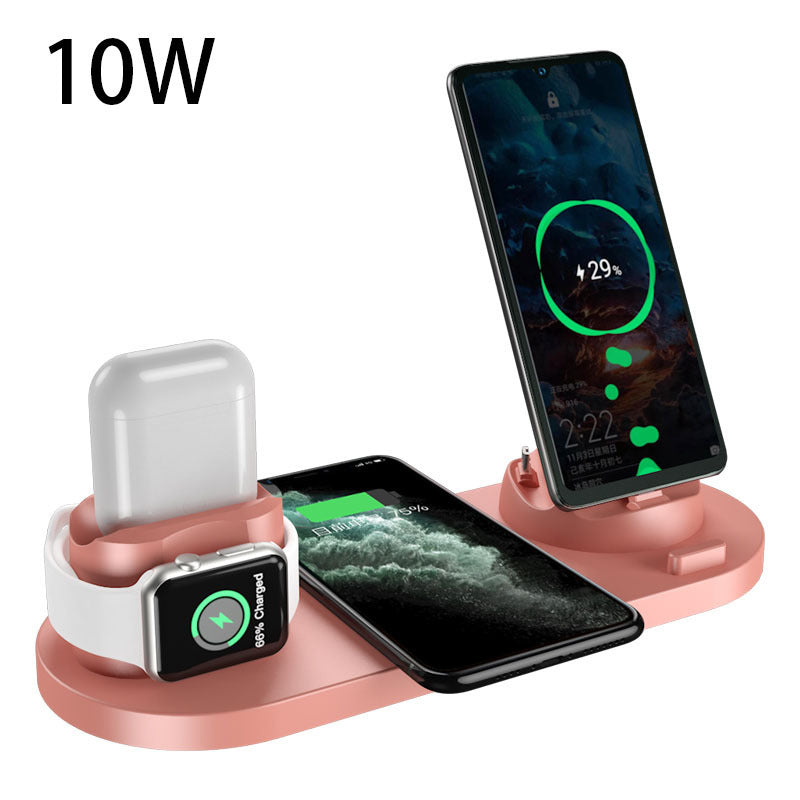 Multifunktionales 6-in-1 Ladegerät für iPhone und Smartwatch