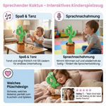 Interaktives Kinderspielzeug - Sprechender Kaktus