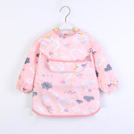 Schürze für Babys mit Taschen zum Malen und Essen
