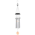 Sonnenklang | Solarbetriebene LED-Windspielglocke | Farbwechselnd | IP65 Wetterfest | Garten- und Terrassenschmuck