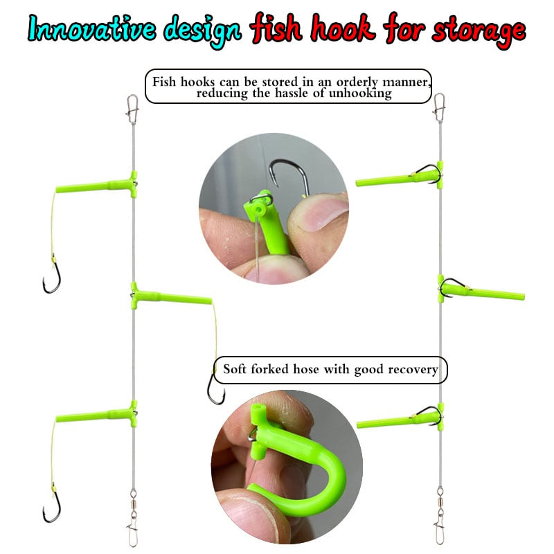 Catching Joy – Organized Fishing Hooks for Relaxed Angling