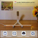 LED Zeichenbrett – Wiederverwendbare Schreibtafel mit Lichtstift