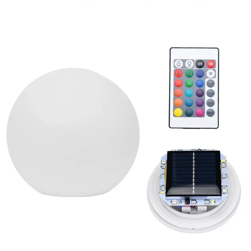Wasserdichte Solar-Gartenballlampen – RGB LED Beleuchtung für außen